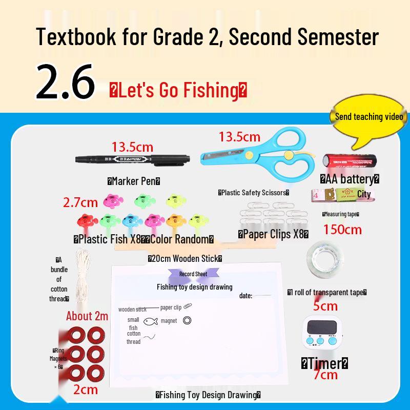 Second Grade Science Experiment Kit: Let s Go Fishing