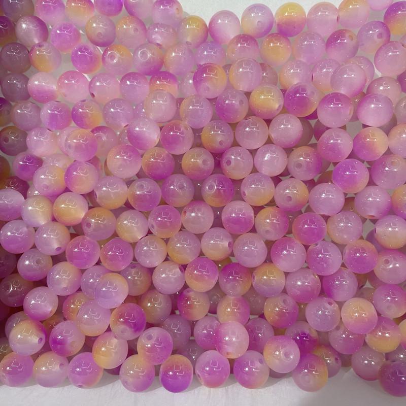 Handmade Glazed Crystal Glass Beads for DIY Jewelry & Bracelet Making