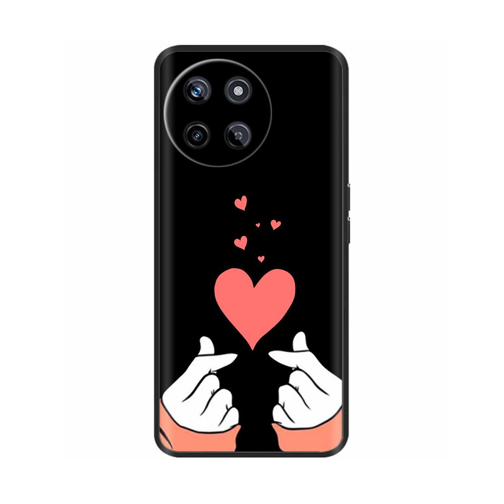 For Realme 11 4G Case Global Luxury Painted Cover for Realme 11 4G 6.4'' Shockproof Shell for Realme11 4G Soft Cases Capas Coque