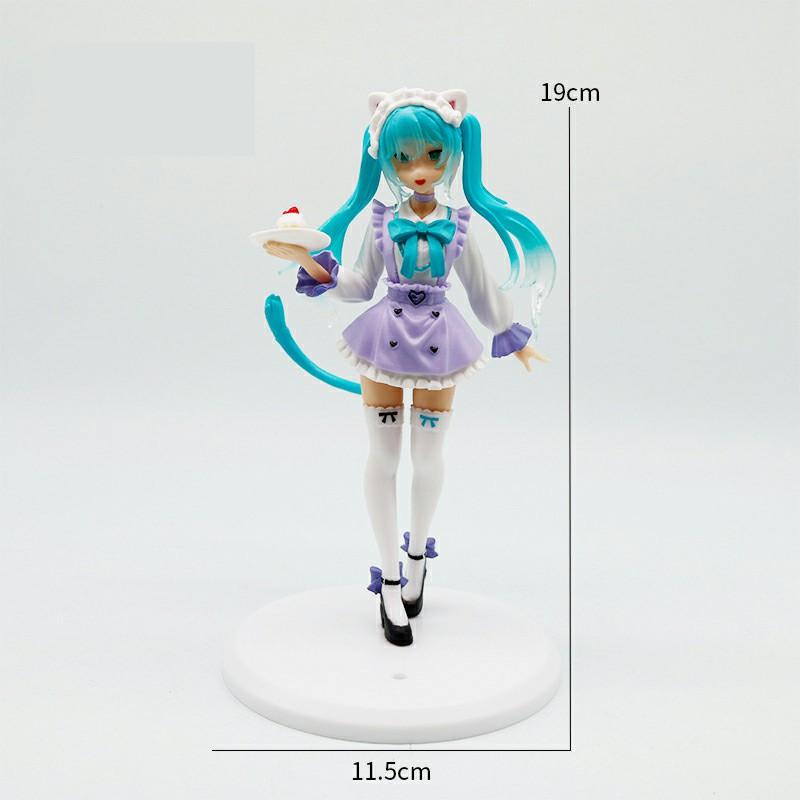 4.33-7.87 Inch Hatsune Miku Anime Action Figures Noodles Stopper Model Figure Toys Collectible Gift For Toys Hobbies Children