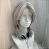 Short Straight Mullet Head Wigs with Bangs Wolf Tail Anime Men Wigs  Halloween