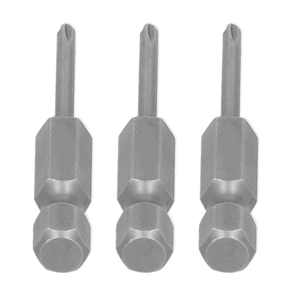 10Pcs Cross Electric Screwdriver Bits Magnetic Alloy Steel Replacement Parts 2.5mm