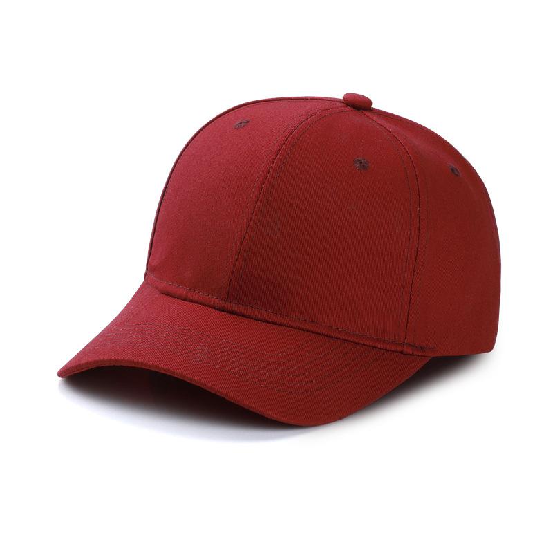 High-end Pure Cotton Baseball Cap Korean Version Men's and Women's Embroidered Hat Baseball Cap with Brim