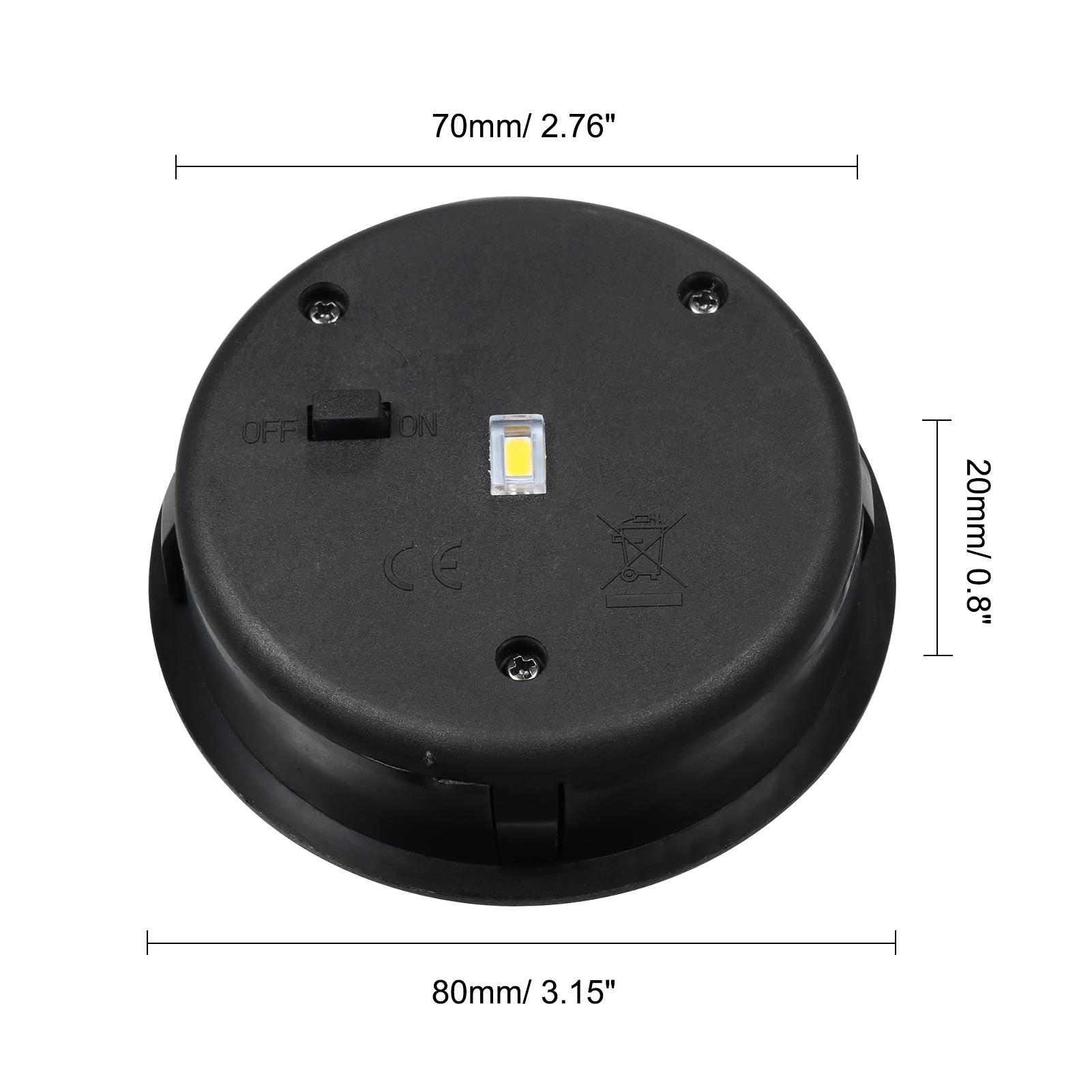 

Tomshine 80MMCelsius3.15Inches 2PCS Solar Powered Cell Box Accessories Replacement Top Part with 1PC * Warmwhite LEDsCelsiusPCS Polysilicon Panel IP44
