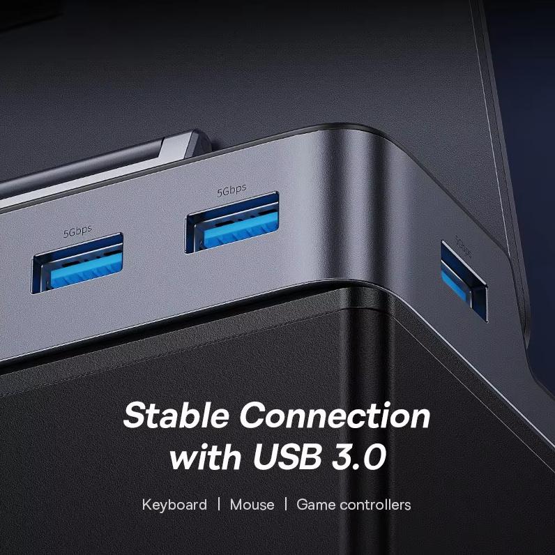 Baseus SteamDeck docking station Type-C docking station USB-C to Gigabit Ethernet port HDMI adapter 4k60Hz