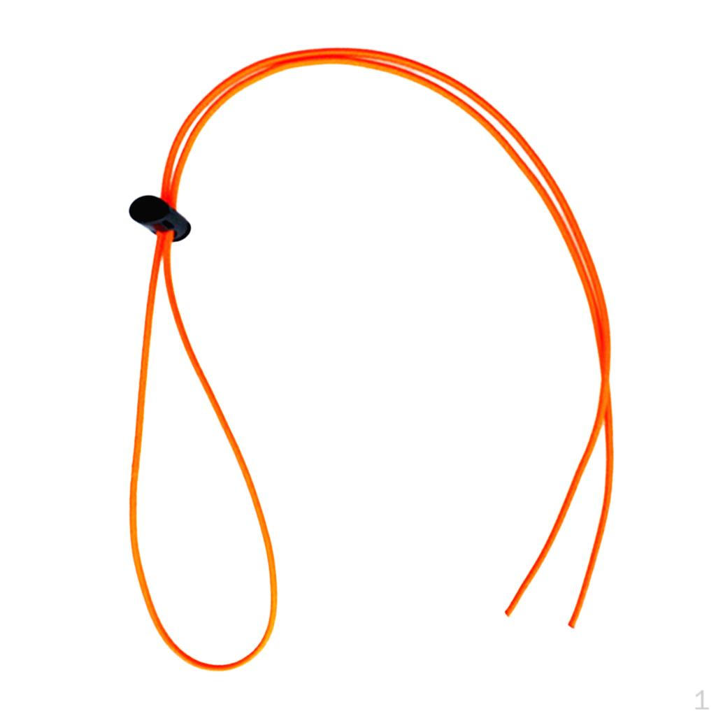Stable Elastic Swimming Goggles Eyewear Scuba Diving Neck Lanyard Orange