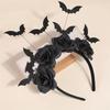 Creative Halloween Devil Flower Bat Headband Festival Dance Party Dress Up Headwear