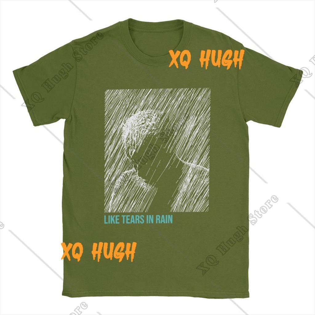 Blades Runners Like Tears In Rain T Shirts for Men Cotton Vintage T-Shirts Crewneck 2049 Y2k Harajuku Tee Shirt Short Sleeve New