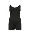 European and American Y2K Women's Lace Patchwork Bow Solid Color Tight Suspender Jumpsuit