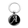 Time Stone Pendants Metal English Letters Alloy Key Ring Pendant Key Gift Promotion