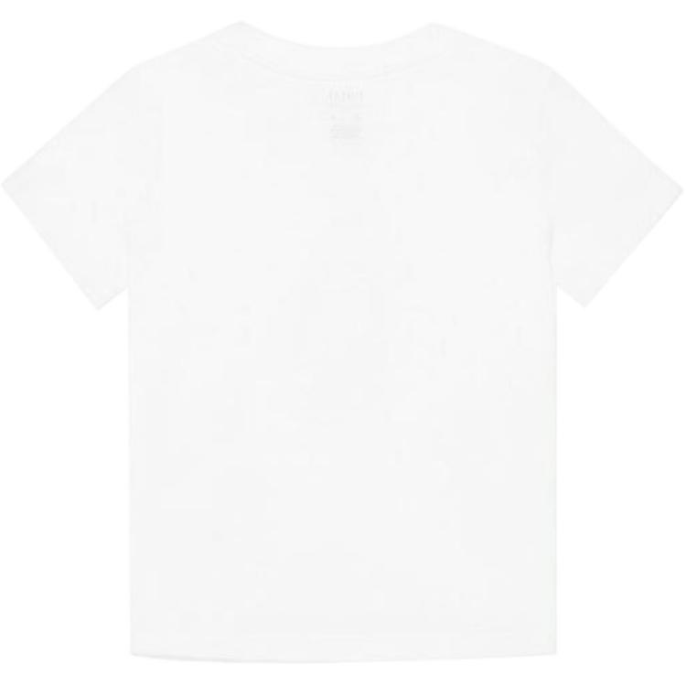Polo Ralph Lauren T-Shirt FW21 Logo Print Crew Neck Cotton Short Sleeve Kids Tops White 321844817-001