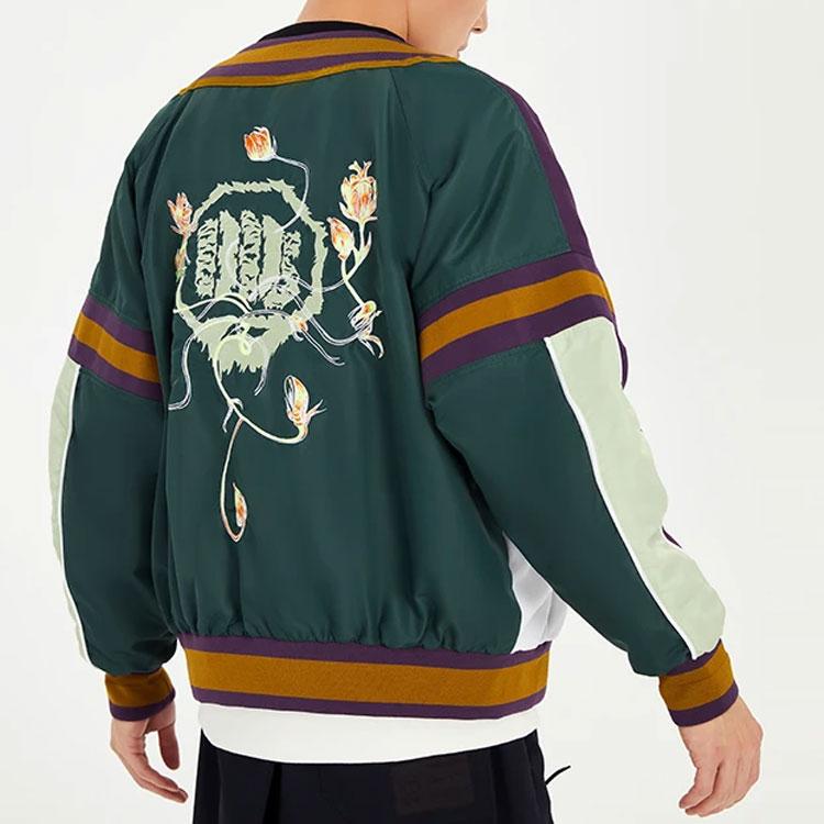 Li Ning Badfive Jacket Men's White Manor Green AJMS011-1