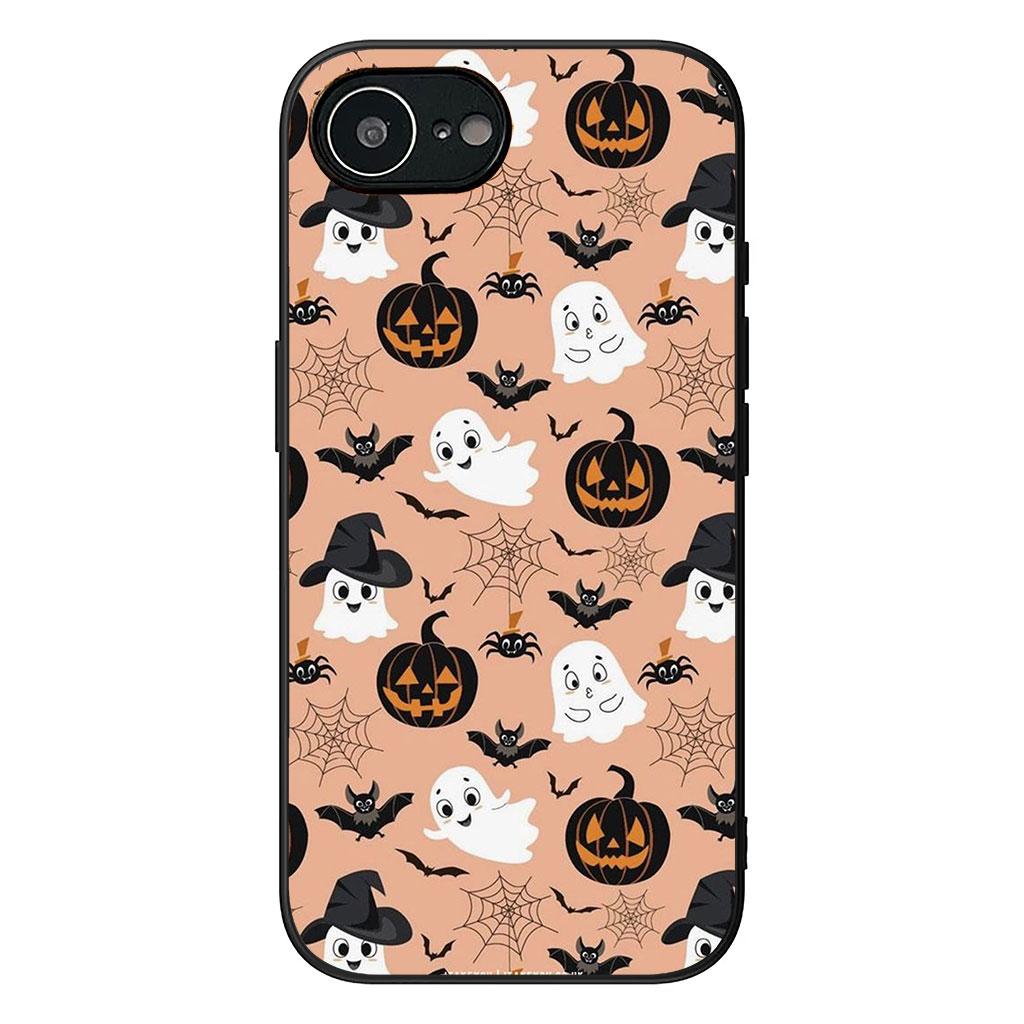 for Motorola Moto Edge 50 One 30 Fusion 40 neo Ultra Pro 20 Lite G85 G84 E15 E14 Case Halloween Little Ghost with Pumpkin Art