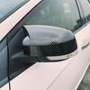 For Ford Focus MK3 2012-2018 Rearview Side Mirror Cover Wing Cap Ox Horn Exterior Door Rear View Case Trim Carbon Fiber