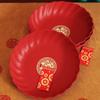 Round Wedding Snack Tray Red Serving Tray Wedding Supplies Chinese New Year Nut Plate  Fruit
