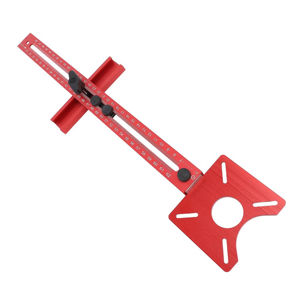 Router Milling Groove Bracket Aluminum Alloy Adjustable Multifunctional Cabinet Hardware Jig and Router Guide for