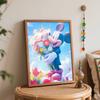 Disney Mickey Mouse Flower Paint By Number Kit Drawing Canvas DIY Picture Home Decor Wall Art Craft Hand Painted Gift For Adult