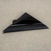 Fit For Fiat 500 Door Mirror Triangle Flag Cover Moldings Right Glossy Black