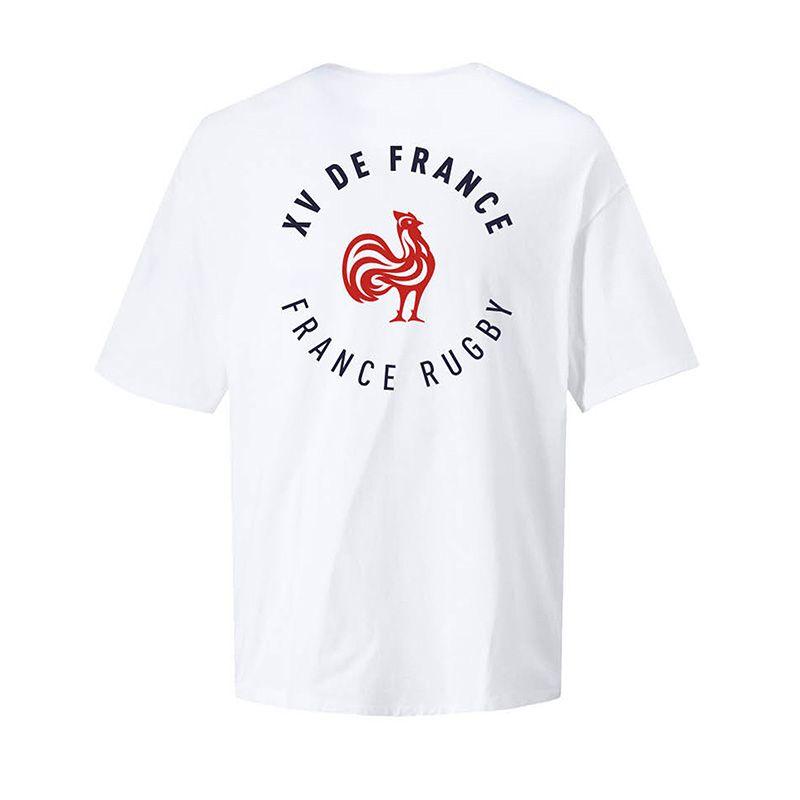 Men's Short-sleeved Cotton France Rugby T-shirt JACK & JONES