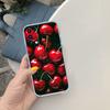LO24 Cherry fruit Transparent Phone Case for Motorola Moto G40 G04 G05 One Ace Action  Fusion + Plus Hyper Macro Vision Zoom