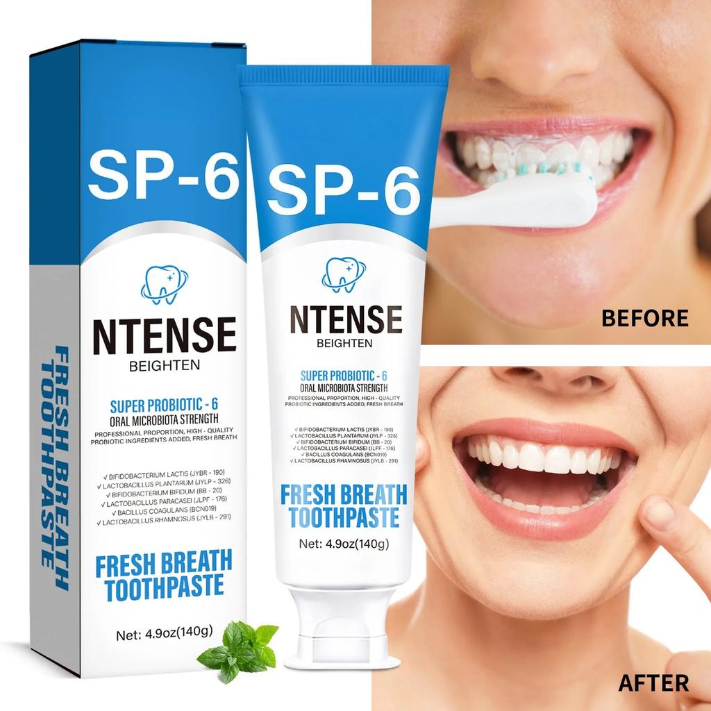 SP-6 Probiotic Toothpaste Remove Stains Oral Care Whiten Clean Teeth Ultra Whitening Management Fresh Breath Health Care Toothp