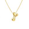 VENTFILLE 925 Sterling Silver 26 Letters Necklace For Women Gift Smooth Cute Balloon Jewelry Accessories Dropshipping Wholesale