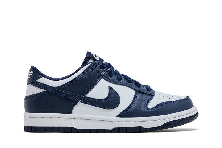 Nike Dunk Low White Midnight Navy