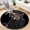 1pc Wednesday Addams Office Round Area Rug, Under Office Chairs Bedroom Living Room Home Decor A1022408