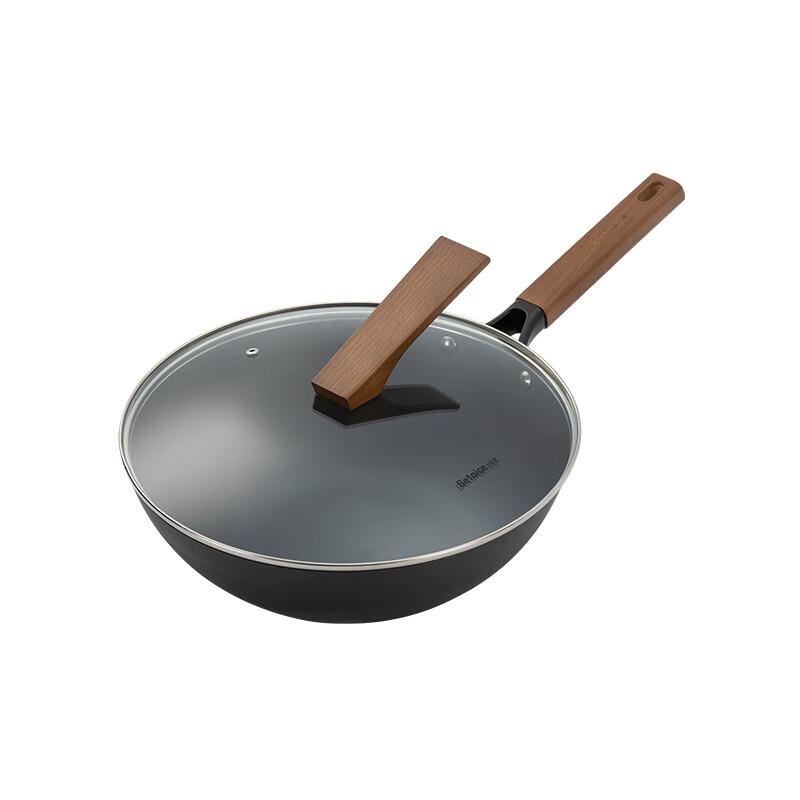 Bai Zao Bai Wei 32cm Fine Iron Uncoated Wok