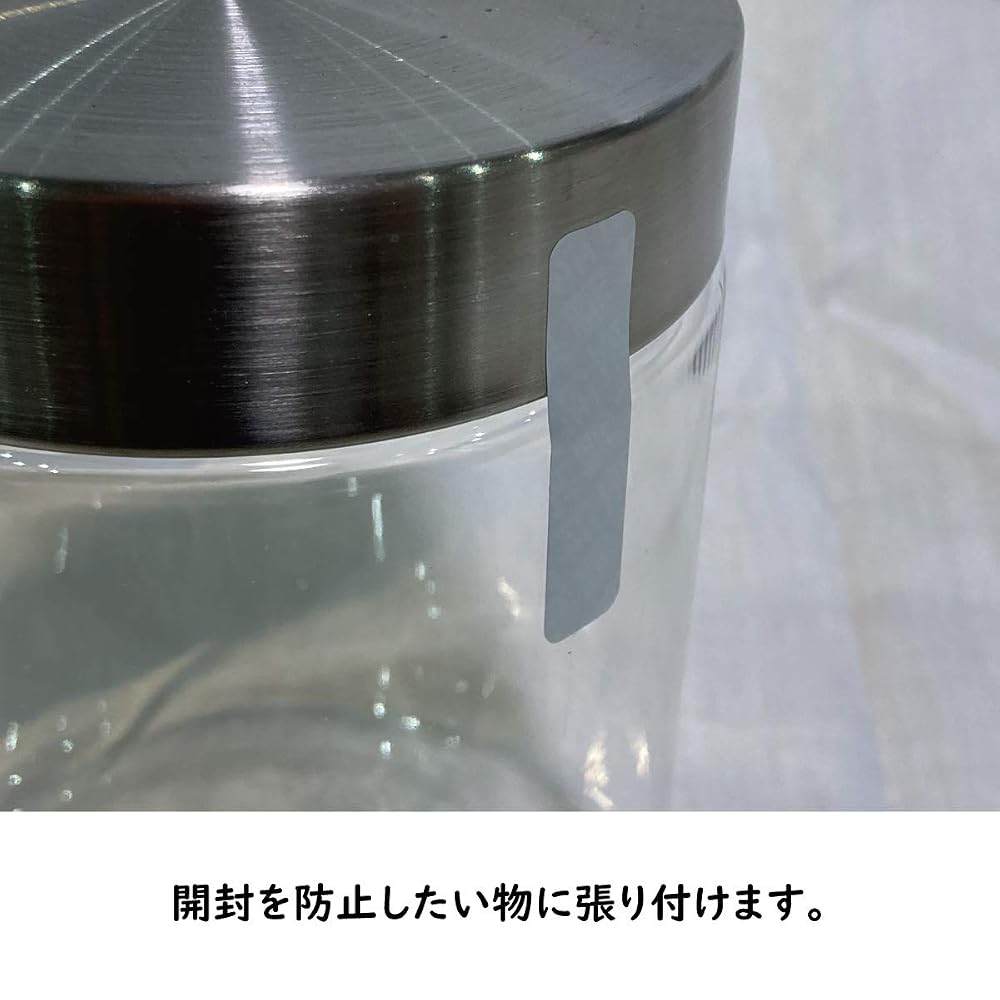 Hanaten Security Sealing Stickers, 10mm x 40mm, 1000 stickers (20 stickers x 50 sheets), for opened