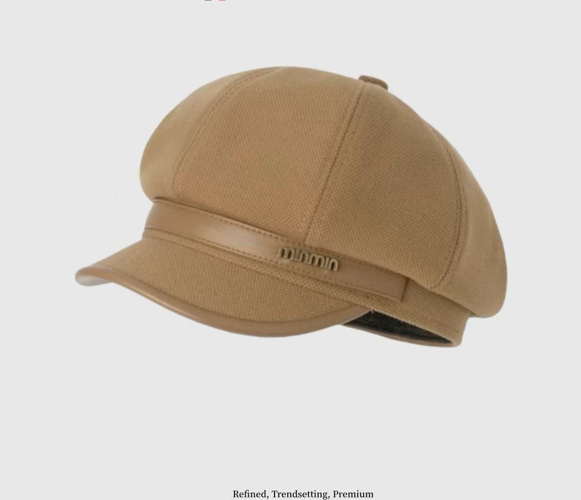 

Женский черный восьмиугольный берет-ньюсбой: Корейская шляпа художника для большой головы, Осень/Зима Adjustable