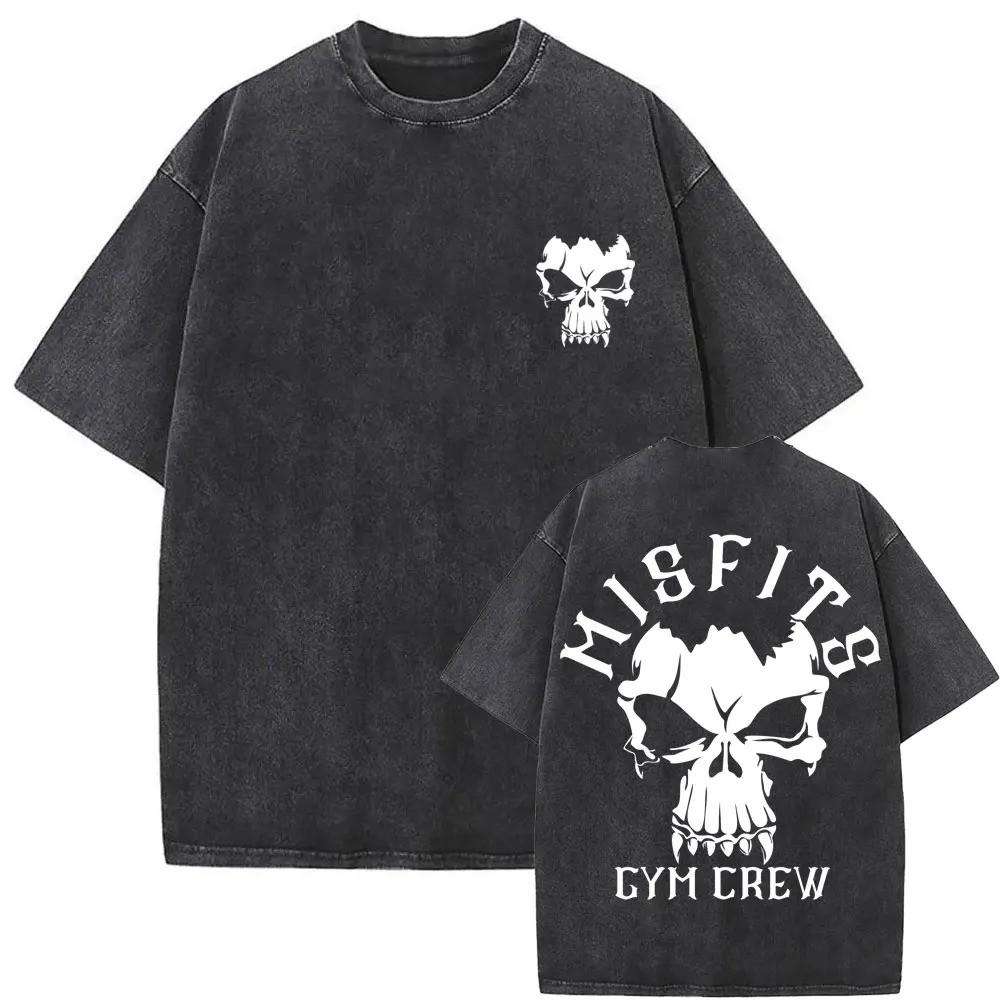 Anti Social Lifting Club Skeleton Gym Pump Cover T-shirts Men Women Funny Fitness Workout Bodybuilding Washed Vintage T Shirts