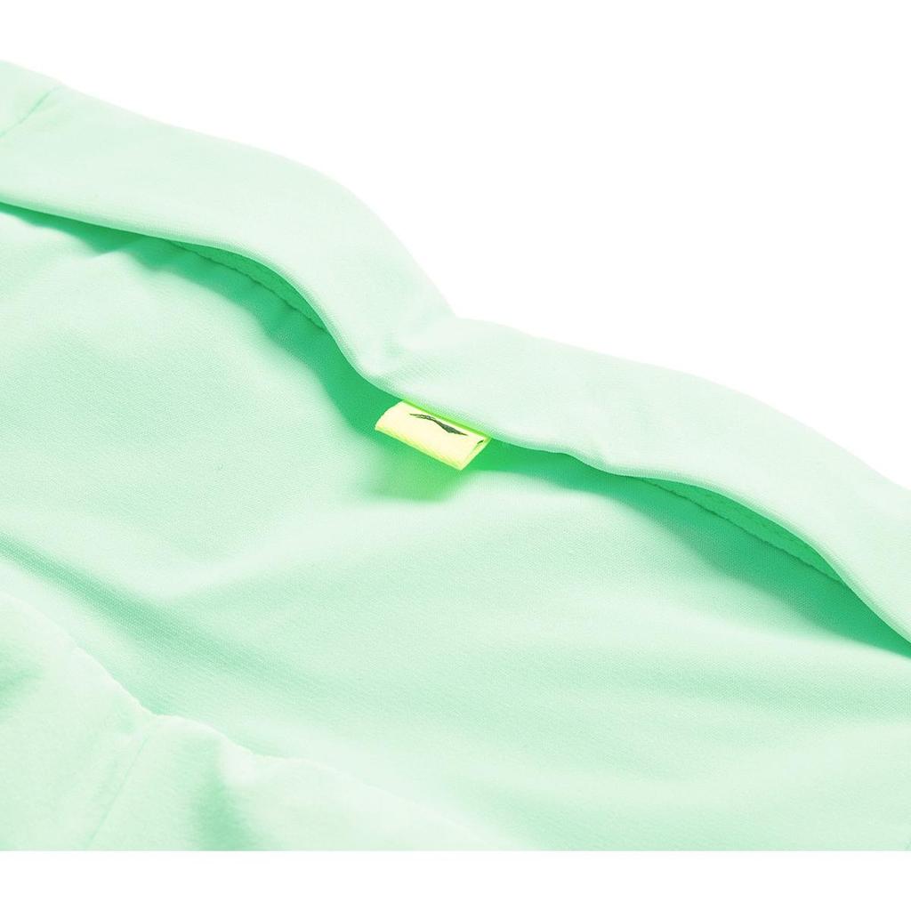 Li Ning Running Series Solid Color Mid Waist Comfortable Quick Dry Versatile Sports Shorts Women shorts Cool-Green AKSU578-2
