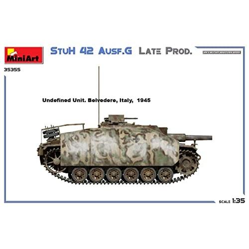 Miniart 1/35 Scale German 10.5cm Assault Howitzer 42 Ausf. G Late Production Plastic Model MA35355