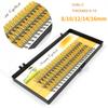 60pcs/box Professional Make-up Single Tufted Eyelash 0.1mm Grafting False Eyelash Extension Beauty Product
