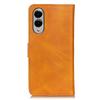For Samsung Galaxy S25 Edge Wallet Case Cowhide Texture Leather Stand Phone Cover