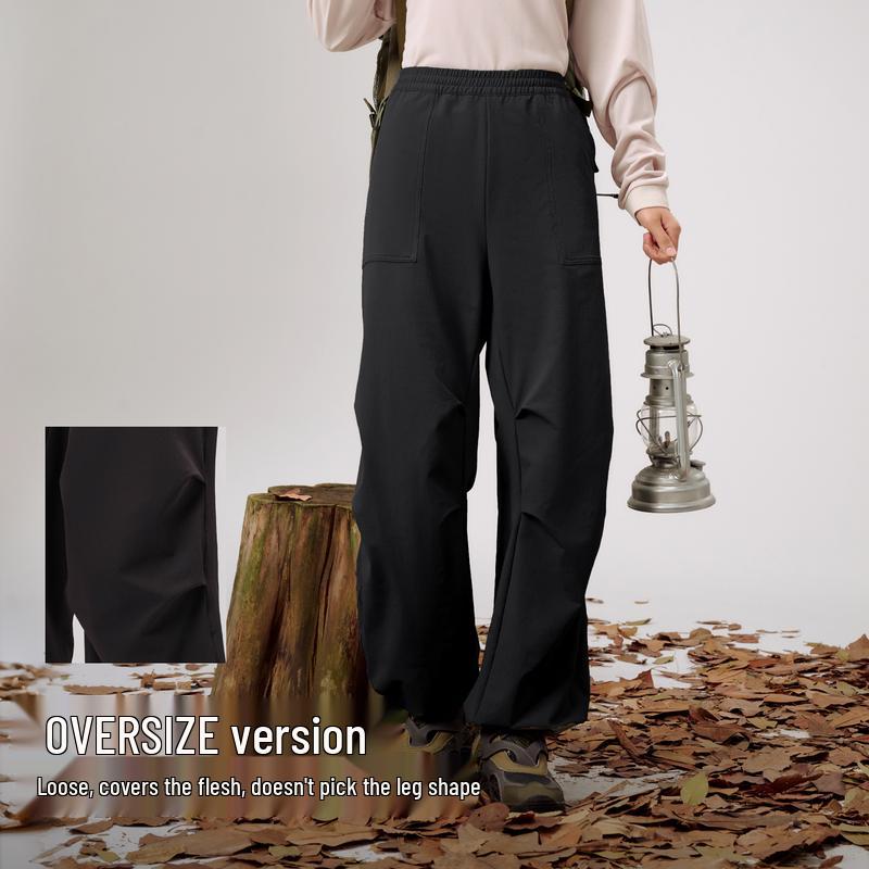 Pelliot Unisex Outdoor Windproof Parachute Hiking Pants