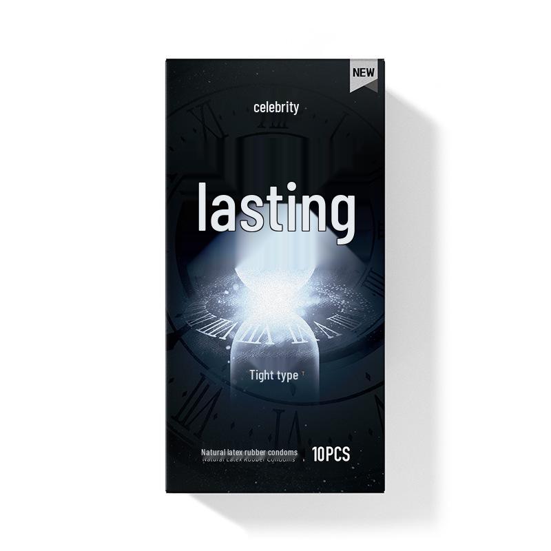 Mingliu Ultra Thin Long-Lasting Dotted Condoms with Hyaluronic Acid - 10 Pack