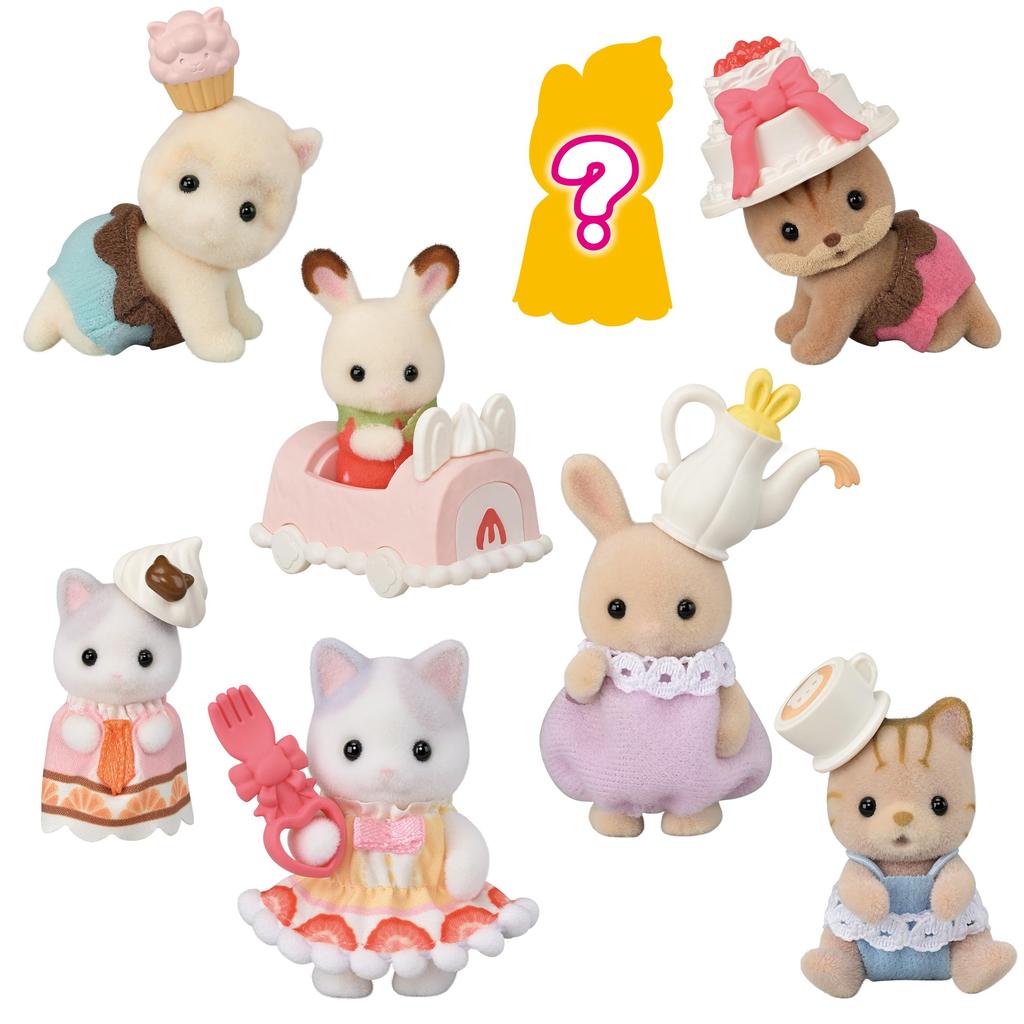 Sylvanian Families Doll Baby Collection Cake Party Сертифікація ST Mark 3 Years Old and Up Toy Doll House Sylvanian Families EPOCH [Дитина