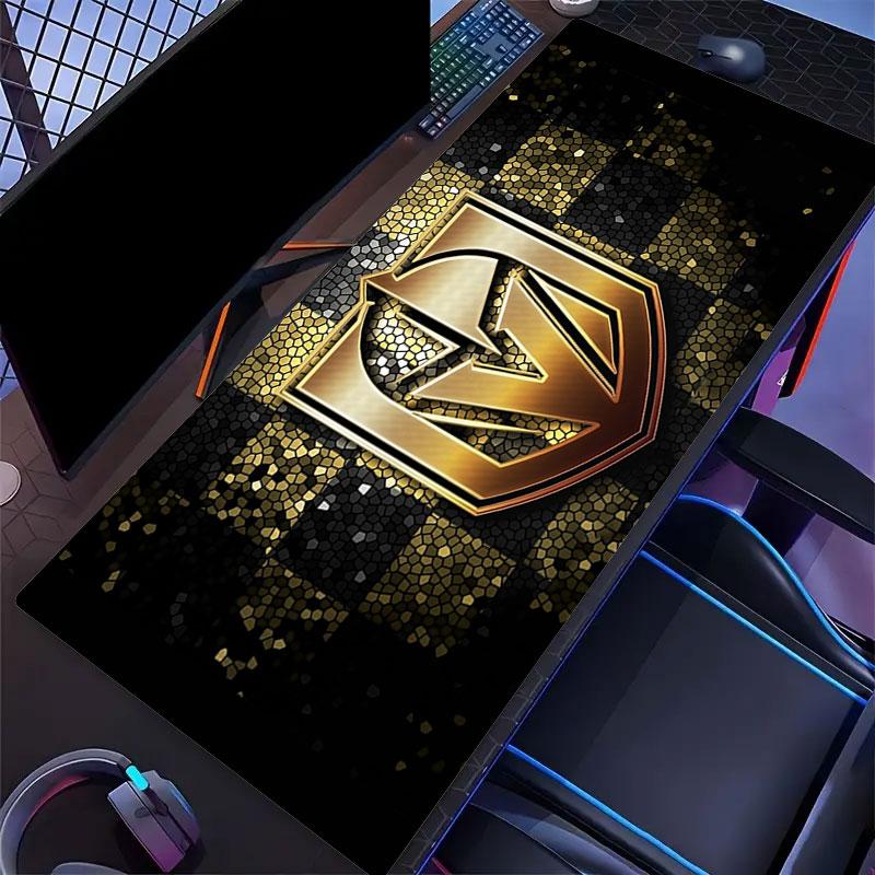 Vegas Golden Knights Mouse Pad, Large Gaming Desk Mat, Non-slip XXL Mousepad for Laptop & Tablet, Mini PC Playmat with Stitched Edges