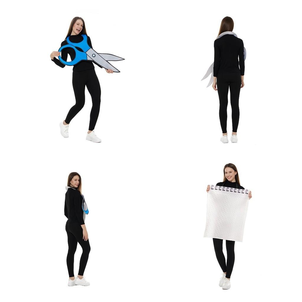 Scissors Paper Rock Cosplay Costumes Funny Party Bar Show Costumes Halloween