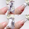 1 Pc Clear Jelly French Nail Tool Nail Polish Print Nail Seal Stamp Template Transfer Stamper Silicone Refill Head