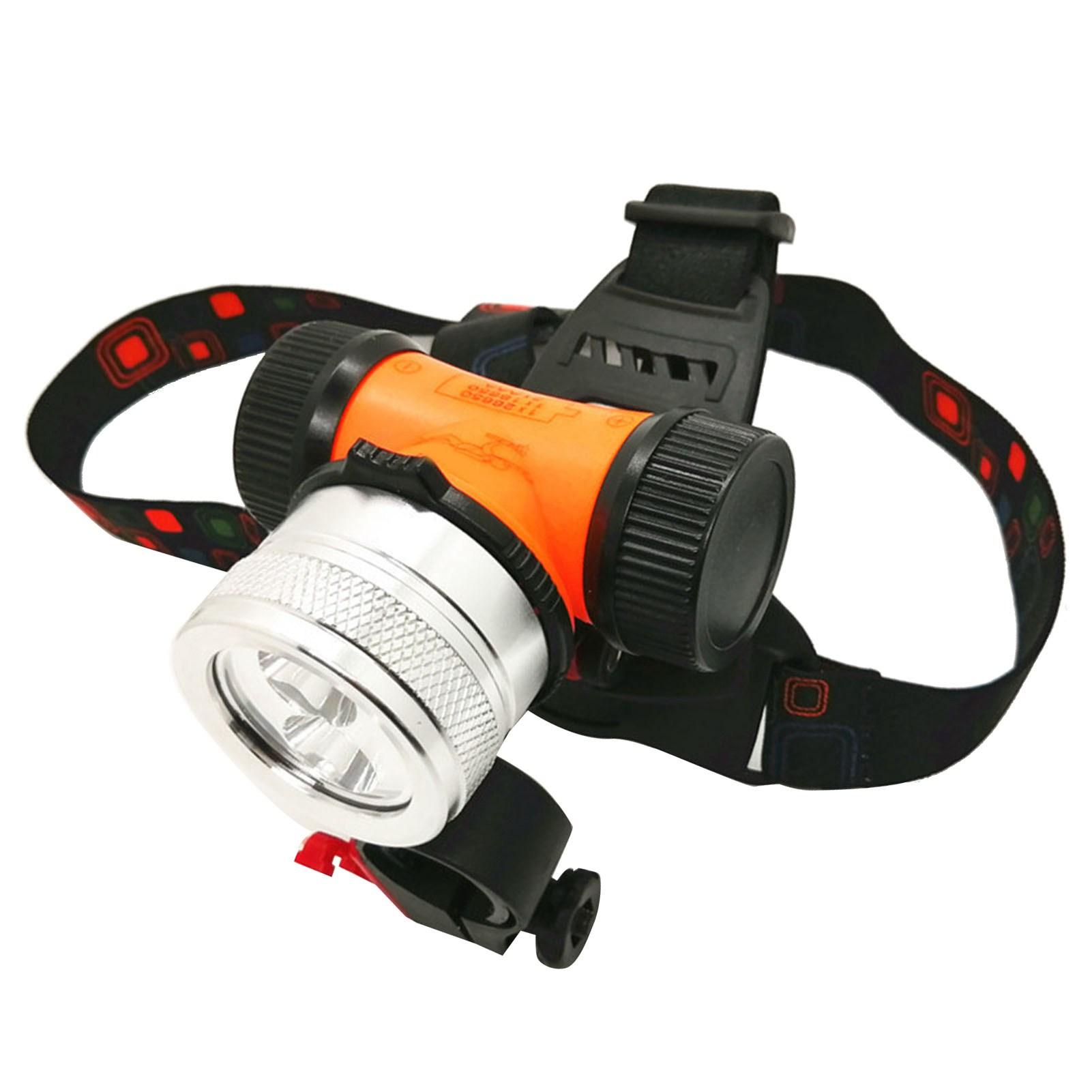 

Подводный налобный фонарь 2 вида света Защита от ржавчины Алюминиевый сплав Съемный ремешок Налобный