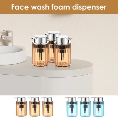 3Pcs Hand Foaming Dispenser 350ml Foaming Bottle Pump Container Plastic Container for Facial Cleanser Hand Soap Shower Gel