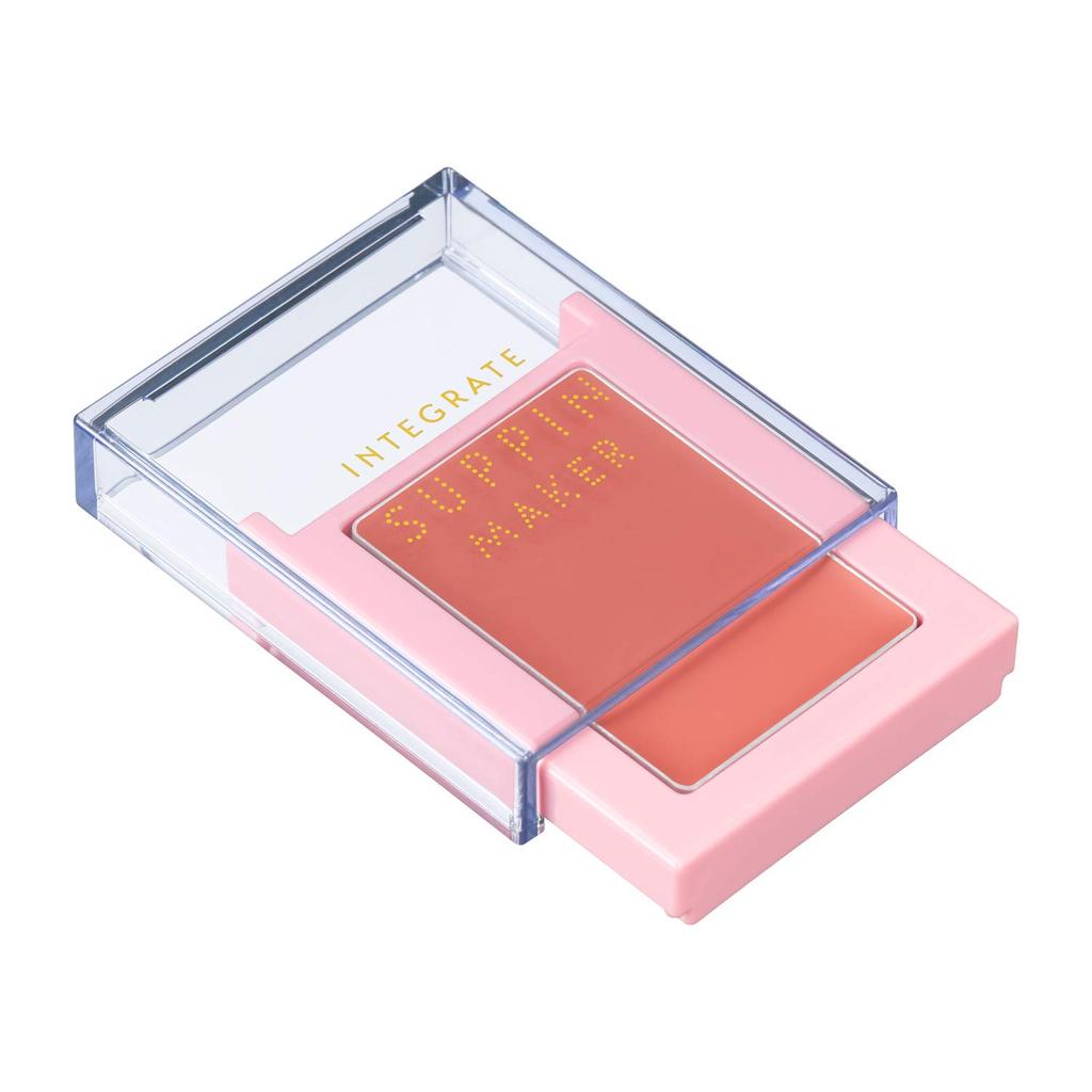 Integrate Suppin Maker Cheek Lip BE321 Nude Peach 4 grams & (x 1)