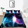 Domácí sada povlečení Cosmic Star Pattern Povlak na polštář Povlak na polštář Povlečení Set AU/EU/US v plné velikosti Domácí dekorace