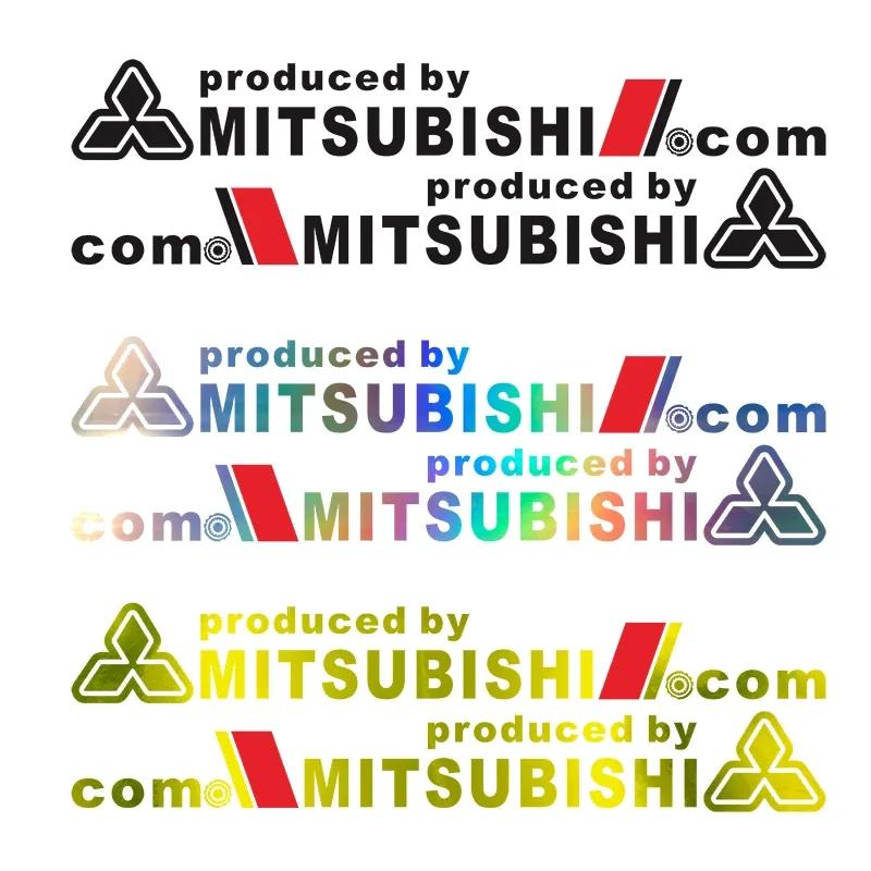 3D Reflektierende Auto Laser Emblem Aufkleber für Mitsubishi Lancer 9 10 ASX L200 Pajero Mirage Montero Outlander Eclipse Ralliart