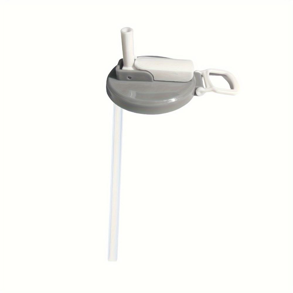 

5.4cm Can Lid with Push-Button Straw Port - 4-Color Reusable Silicone Covers Soda/Cans, Leak-Proof Flip Top