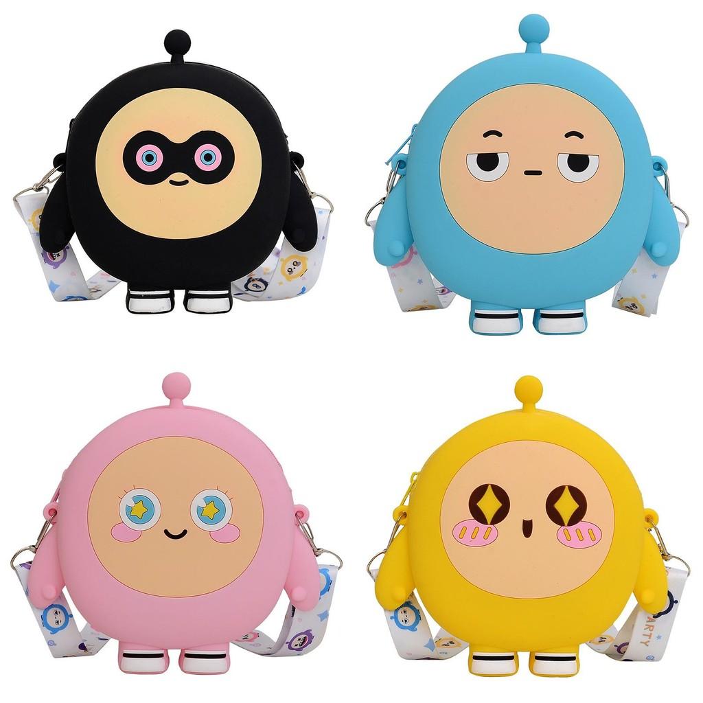 Party Shape Eggy Silicone Single Shoulder Crossbody Bag Fashion Gift Cartoon