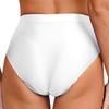Womens Shiny Solid Color Briefs High Stretch Elastic Waistband Underwear